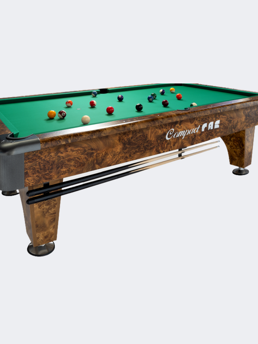 Fas Golden Billiard Pool Table Brown/Green