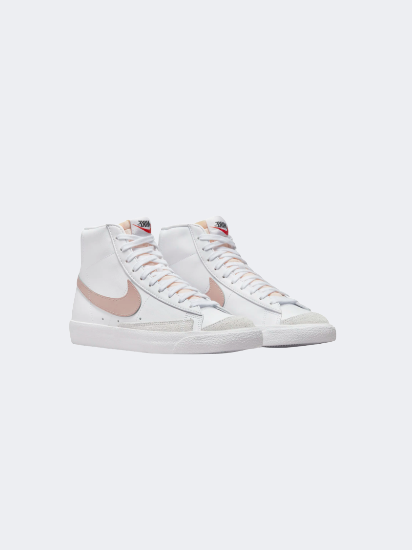 Nike Blazer Mid 1977 Women Lifestyle Shoes White/Peach/Pink