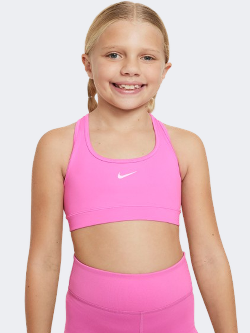 Nike Df Swoosh Women Lifestyle Bra Playful Pink/White – MikeSport