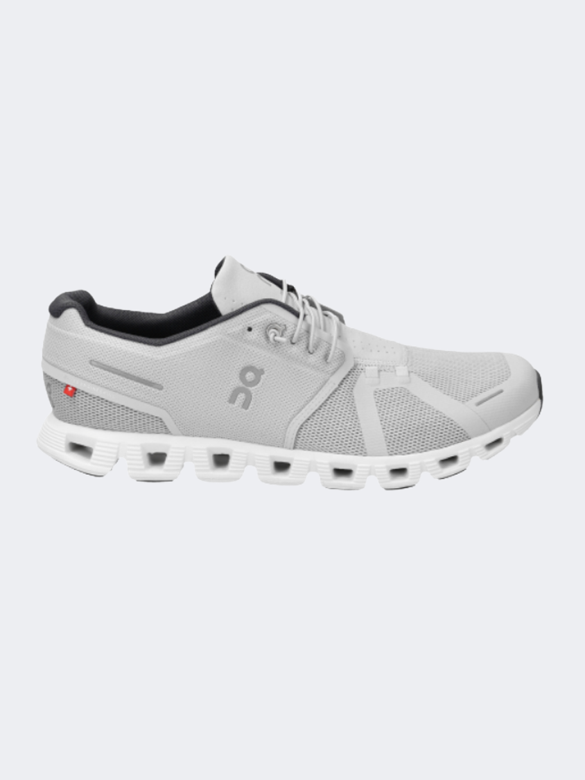 On Cloud 5 Glacier Men Lifestyle Shoes Grey /White
