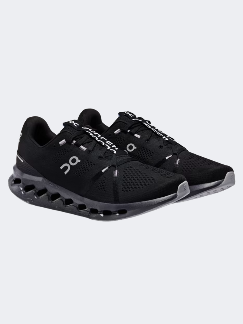 On Cloudsurfer Men Running Shoes All Black