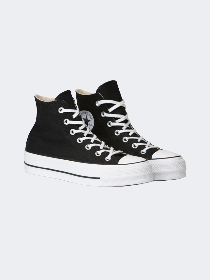 Converse Chuck Taylor Lift High Tops Women Lifestyle Shoes Black/White
