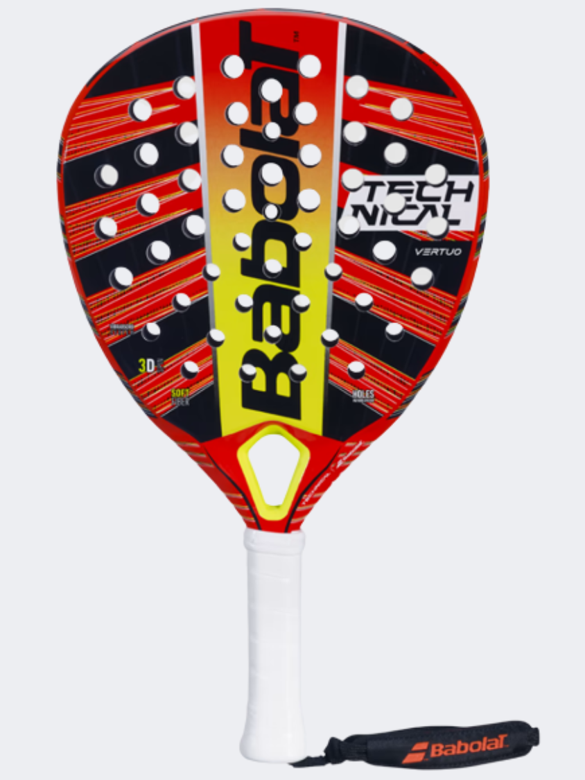 Babolat Technical Vertuo Padel Racquet Red Black Yellow