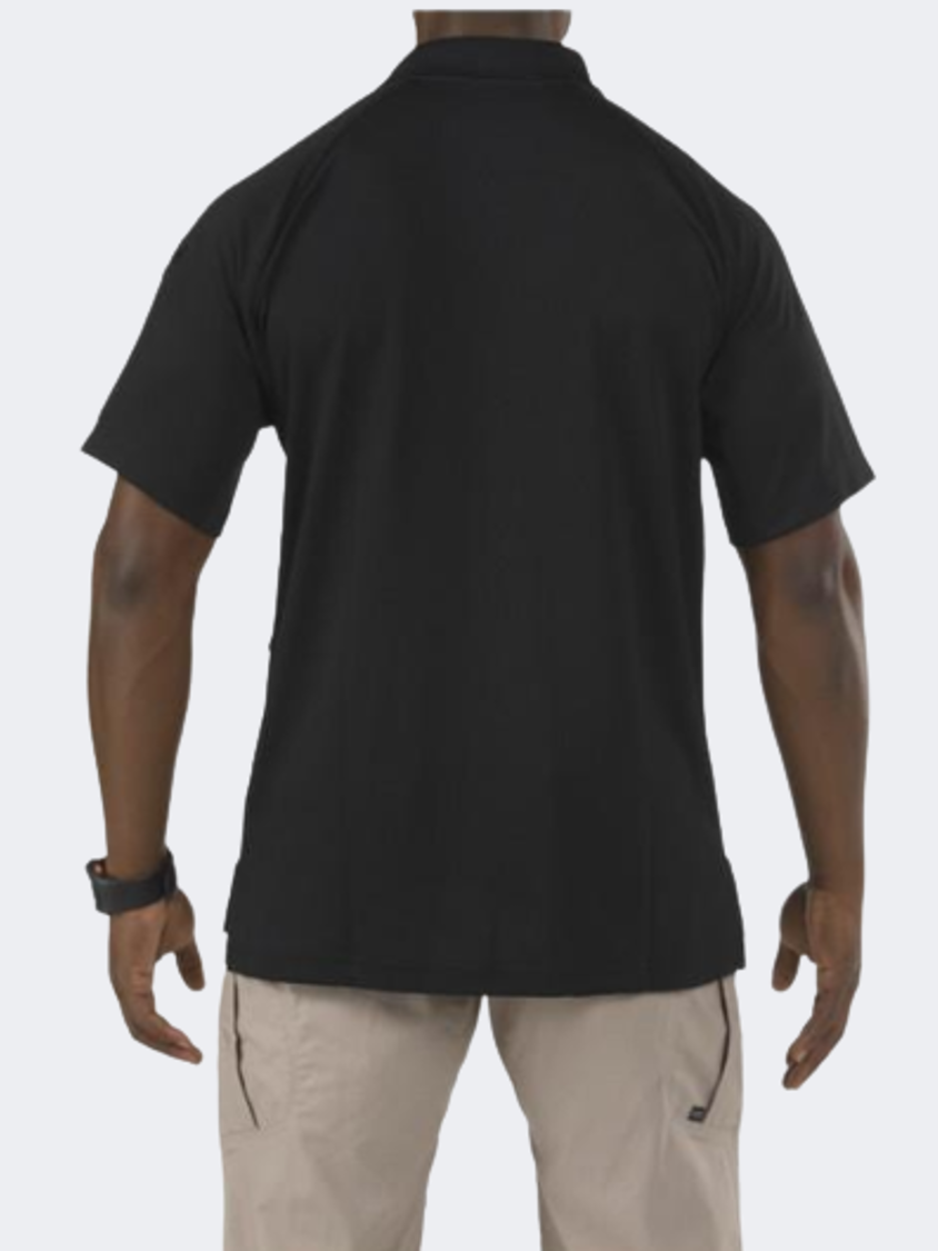 5-11 Men's Tactical 71049-19 Performance S/S Black Polo Short Sleeve