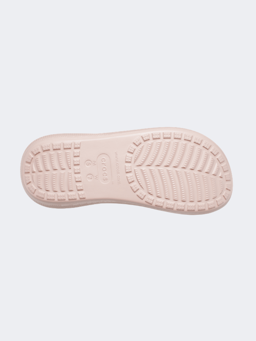 Crocs Classic Crush Shimmer Women Lifestyle Slippers Pink Clay