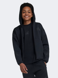 Adidas Z.N.E. Full-Zip Kids-Unisex Sportswear Hoody Black