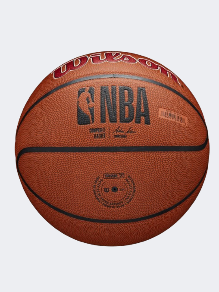 Wilson Nba Team Alliance Miami Heat Unisex Basketball Ball Brown/Red