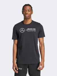 Adidas Mercedes Amg Petronas Formula One Team Dna Graphic Men Motor-Spor T-Shirt Black/White