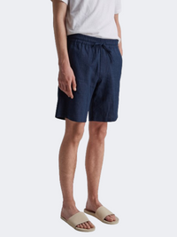 Sea You Soon Benicia Men Beach Short Navy Blue