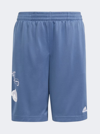 Adidas Brand Love Boys Sportswear Short Ink/Silver/White