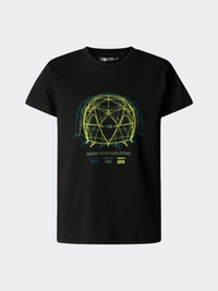 The North Face Graphic Relaxed Boys Lifestyle T-Shirt Black