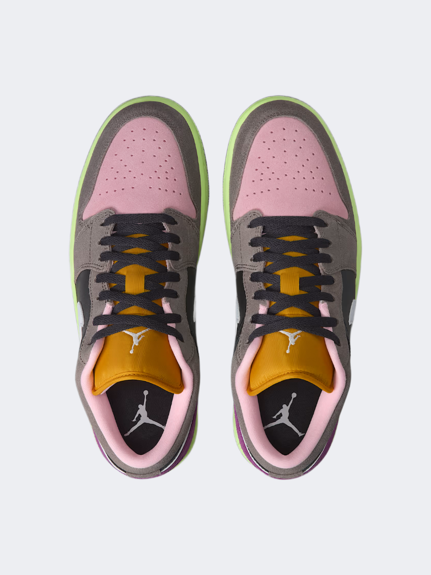 Nike Air Jordan 1 Low SE Men Lifestyle Shoes Oil Grey/Cave Stone