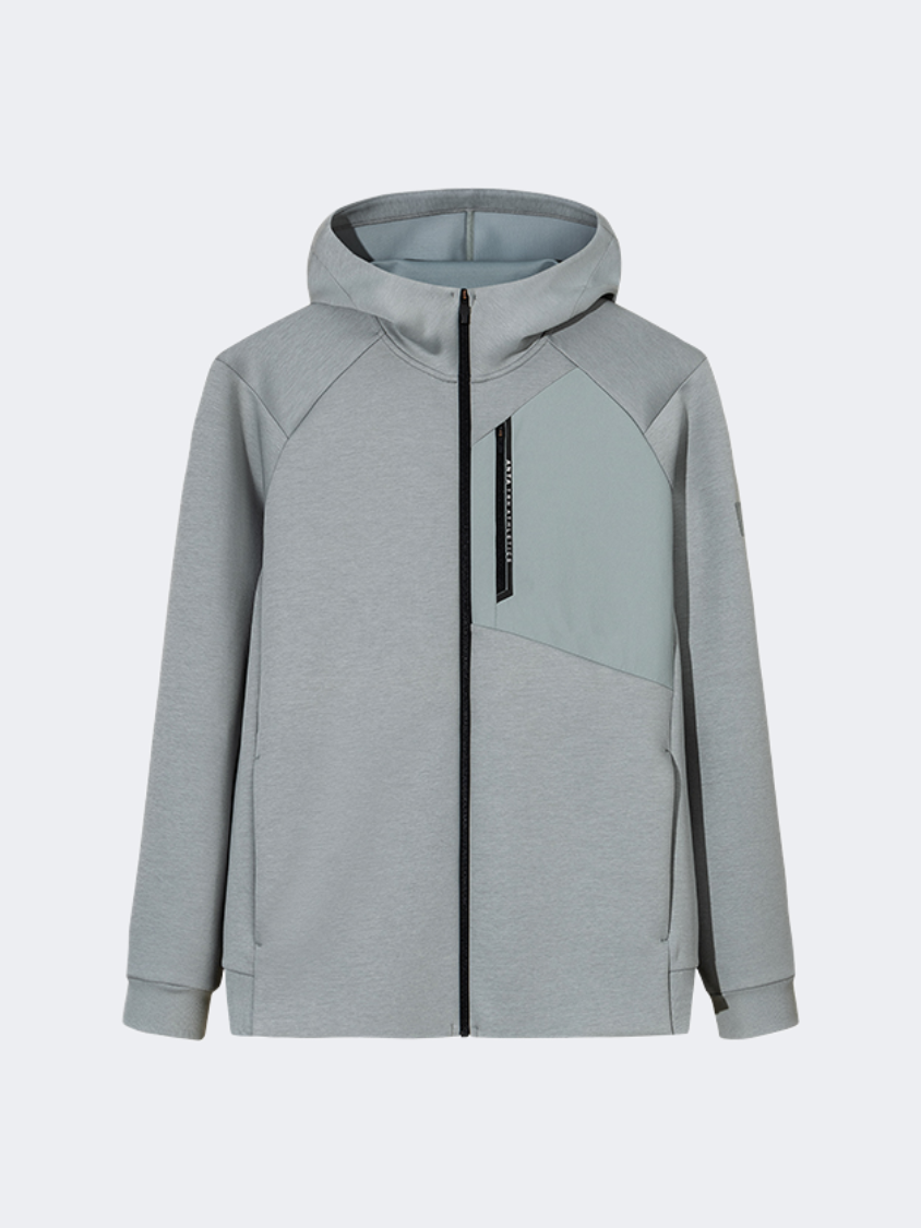 Anta Essential Knit Men Training Jacket Dark Green