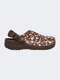 Crocs Classic Crafted Pony Hair Unisex Lifestyle Clog Carob