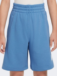 Nike Sportswear Club Fleece French Terry Boys Lifestyle Short Blue/White