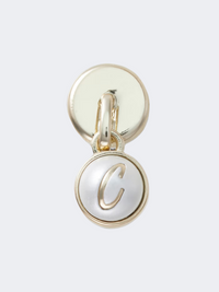 Crocs Pearl C Dangle Gem Unisex Lifestyle Pins Gold/Grey