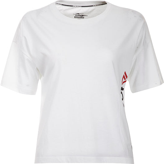 Erke Crew Women Lifestyle T-Shirt White