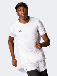 Adidas Adizero Essentials Men Running T-Shirt White