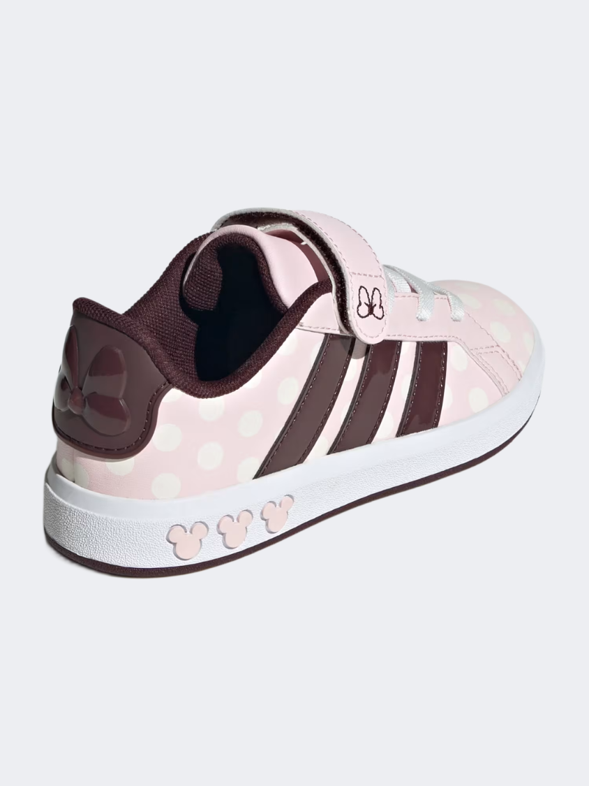 Adidas Disney Minnie Mouse Grand Court Ps-Girls Sportswear Shoes Pink/Ruby/White