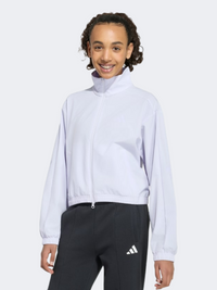 Adidas Sport Icons Woven Kids-Girls Sportswear Jacket Frozen Purple