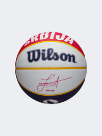 Wilson Nba Player Local Nikola Jokic Size 7 Basketball Ball Blue/Yellow/White