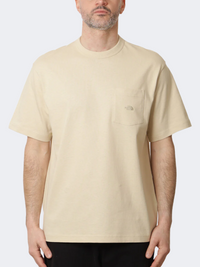 The North Face Dome Relaxed Pocket Men Lifestyle T-Shirt Gravel