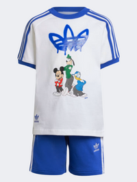 Adidas Disney Minnie Mouse Little-Boys Original Set White/Semi Blue