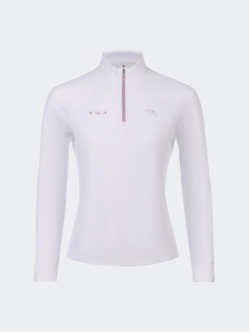 Anta Advanced Women Running Long Sleeve White