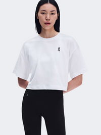 On Club Boxy Women Lifestyle T-Shirt White