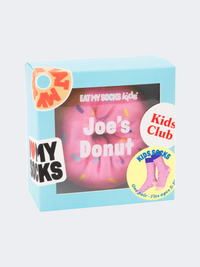 Eat My Socks Joe Donut Kids-Girls Lifestyle Sock Pink/Multicolor