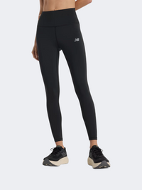 New Balance Sleek High Rise 25 Inch Women Performance 7/8 Tight Black