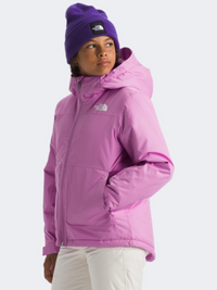 The North Face Freedom Insulated Girls Skiing Jacket Dragonfruit