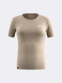 Salewa Puez Sporty Dry Women Hiking T-Shirt Quicksand