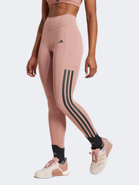 Adidas Optime 3 Stripes Women Training Tight Warm Clay