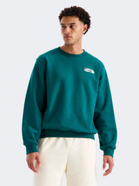 The North Face Retro Trail Relaxed Crew Men Lifestyle Sweatshirt Pacific Teal