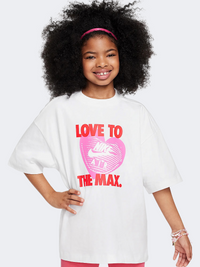 Nike Sportswear  Girls Lifestyle T-Shirt White