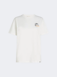 Oneill Originals Vintage Graphic Women Lifestyle T-Shirt Snow White