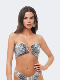 Blue Point Luxe For Less Women Swim Bra White