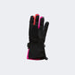 Oil And Gaz Insulated Kids-Girls Skiing Gloves Green/Pink/White