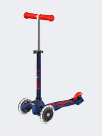 Micro Mini Micro Deluxe Led Kids Skating Scooter Navy Blue
