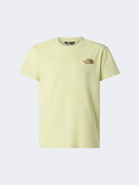 The North Face Teen Voyage Boys Lifestyle T-Shirt Lemon Mist