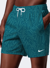 Nike 5 Inch Volley Men Swim Short Green Abyss