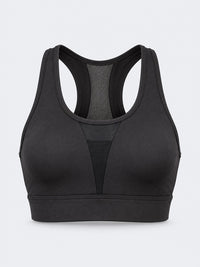 Oil & Gaz Supportive Women Training Sports Bra Black