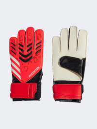 Adidas Predator Kids Unisex Football Gloves Black/Red/White