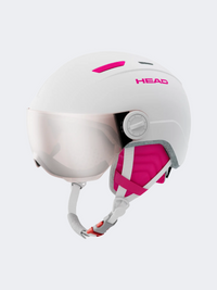 Head Mojo Visor Kids Skiing Helmet White