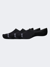 New Balance Everyday Lightweight Liner 3 Pack Unisex Lifestyle Sock Black