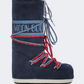 Moonboot Icon Suede Unisex After Ski Boot Blue Navy