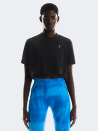 On Train-T Crop Women Training T-Shirt Black