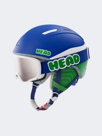 Head Mojo Set Kids Skiing Helmet Blue/Green