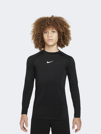 Nike Pro Df Boys Lifestyle Long Sleeve Black/White